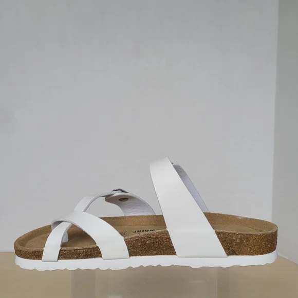 Cushionaire Luna Cork Footbed Women's Slip-On Slides Strap Sandals Sz 7.5M - Picture 12 of 16